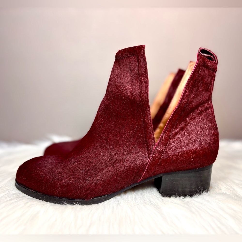 JEFFREY CAMPBELL  Burgundy Boots - Picture 4 of 8